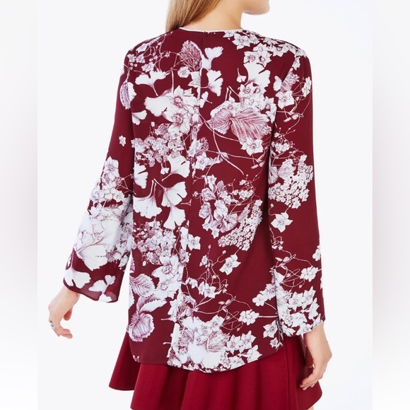 BCBG Max Azria Floral Print Blouse - Picture 3 of 7